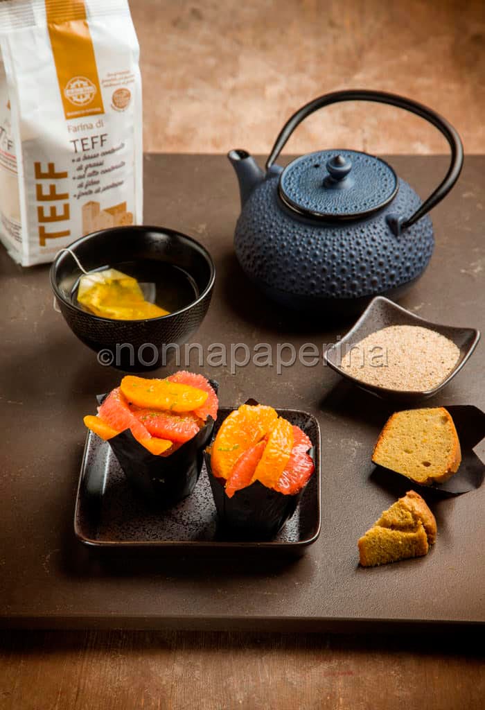 Muffin agli agrumi con pompelmo