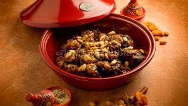 tajine di manzo con albicocche
