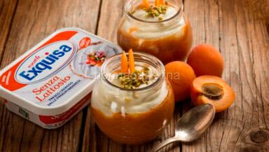 crema di yogurt ed albicocche