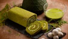 Cake roll al tè Matcha il rotolo giapponese di pura bontà