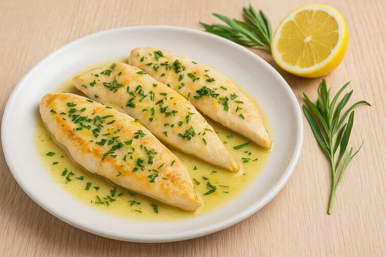 filetto di pollo al dragoncello