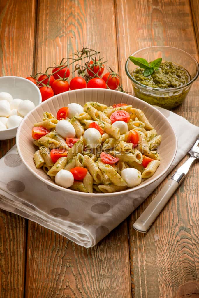 nsalata di pasta con mozzarelline nsalata di pasta con mozzarelline