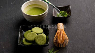 Macarons al te Matcha