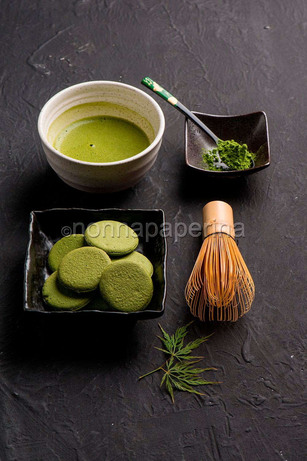 Macarons al tè Matcha Macarons al tè Matcha