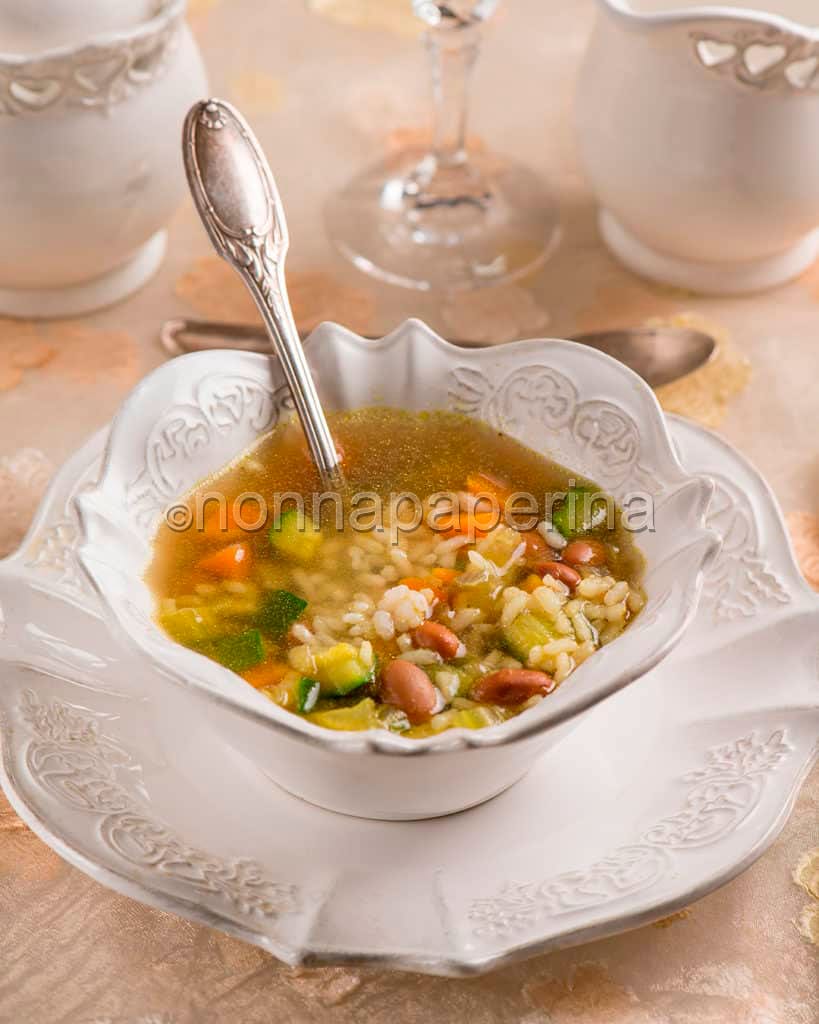 minestrone di riso e curcuma minestrone di riso e curcuma