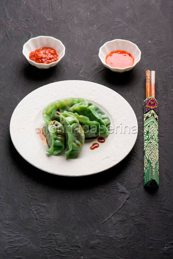 ravioli verdi cinesi