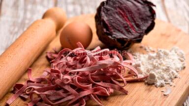 tagliatelle alla barbabietola