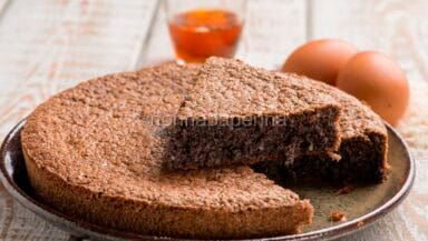 pan di Spagna al cocco e riso nero
