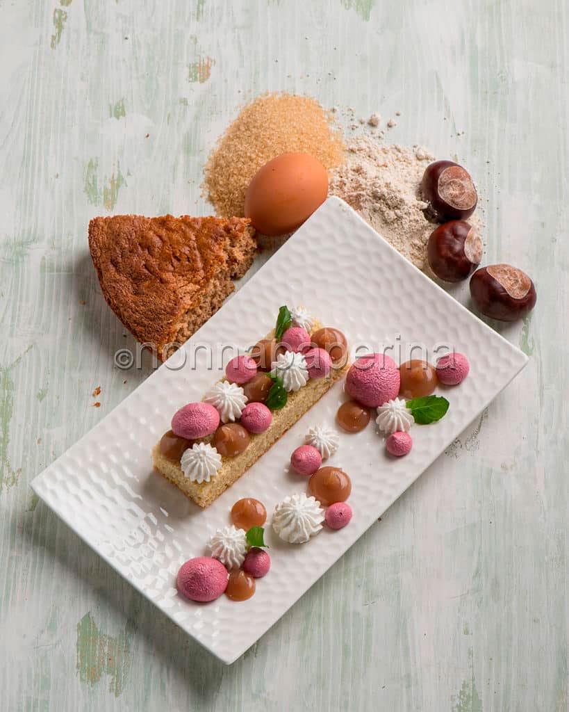 Monoporzione morbida con castagna