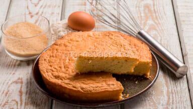 pan di Spagna alla farina di sorgo