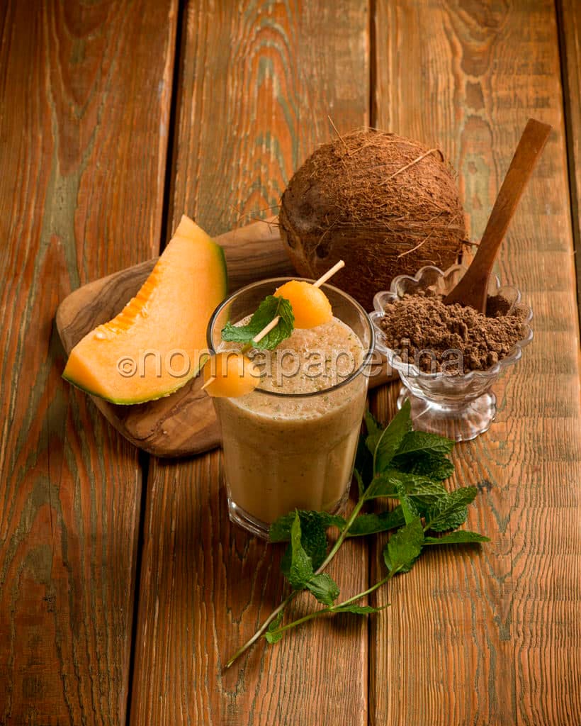 frullato di noni e melone