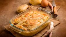 Facile e goloso sformato di asparagi e patate al forno