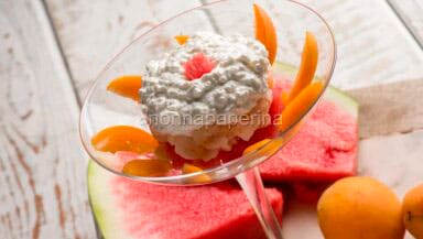 Cocktail di gamberi con anguria