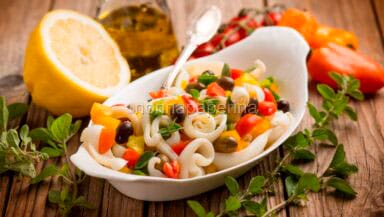 fettuccine seppie e pomodorini