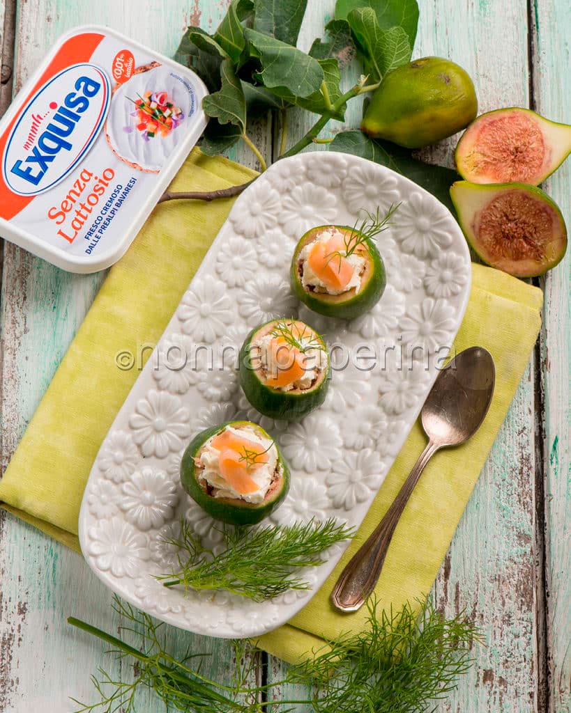 fichi ripieni al salmone