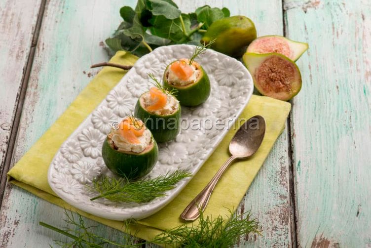 fichi ripieni di formaggio cremoso