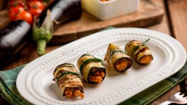 involtini di melanzane al ragu