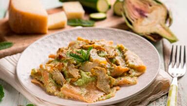 Pappardelle con crema di zucchine