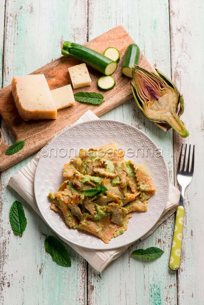 Pappardelle con crema di zucchine