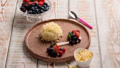 Semisfera ai frutti rossi