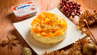 cheesecake salata alla zucca e pistacchi