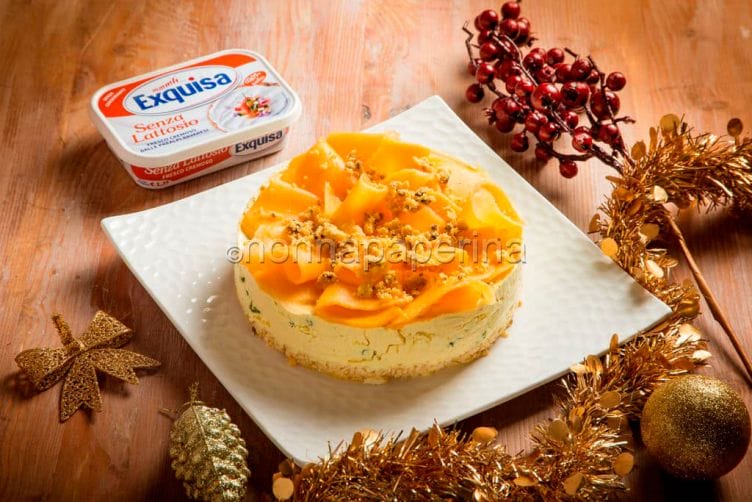 cheesecake salata alla zucca e pistacchi