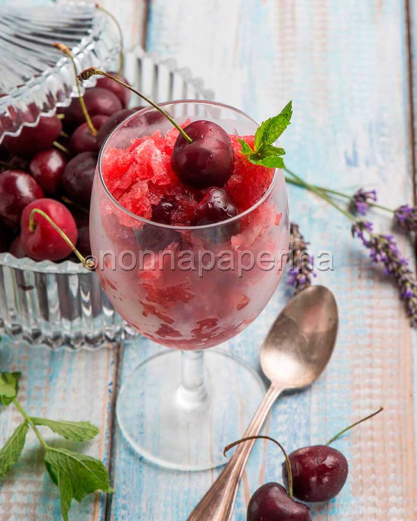 Granita alla ciliegia