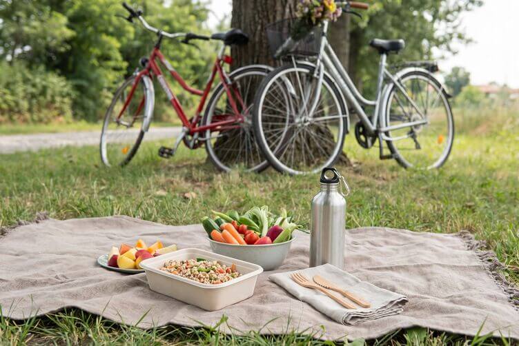 pic nic in biciletta