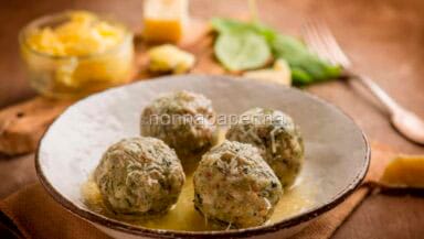Canederli con spinaci