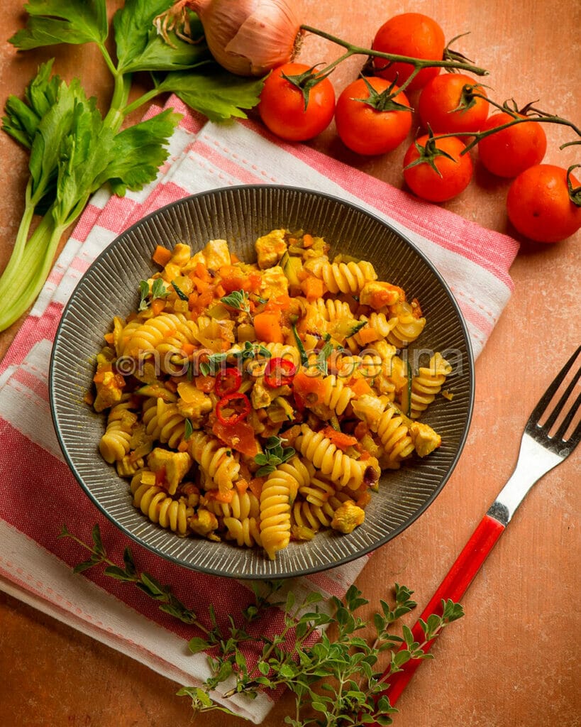 Fusilli al ragù di pollo