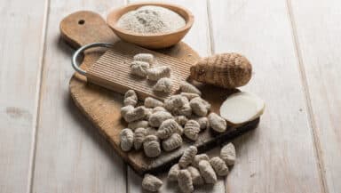 gnocchi di taro e grano saraceno