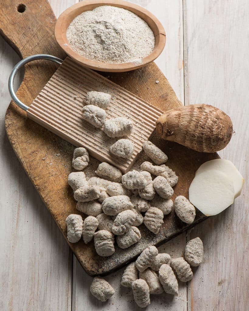 gnocchi di taro e grano saraceno gnocchi di taro e grano saraceno