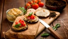 Hummus di ceci profumato al te Lapsang