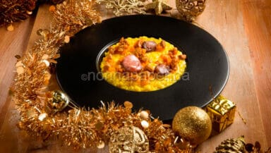 Risotto allo zafferano con ragu di ossobuco