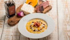 Risotto con la zucca, gorgonzola e speck: speciale