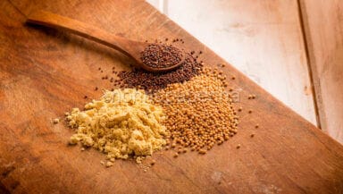 Senape gialla e nera