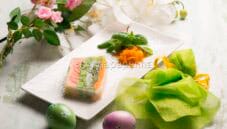 Terrina di rombo e salmone all’arancia: coloratissimo