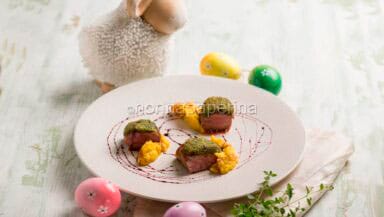 lombata di agnello alle erbe