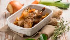 pernici al forno con le verdure