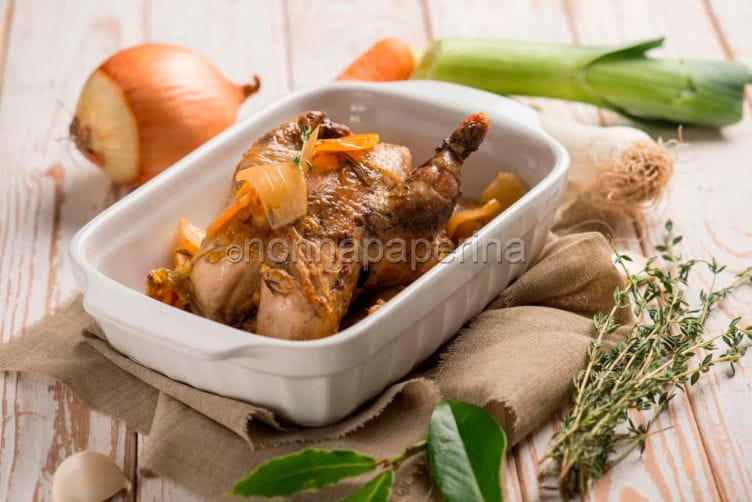 Cucinando la cacciagione: pernici al forno con le verdure pernici al forno con le verdure