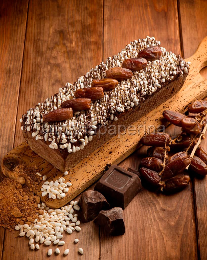 plumcake al cioccolato con riso soffiato