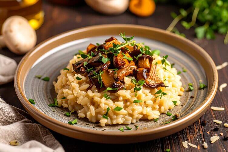 risotto con finferli