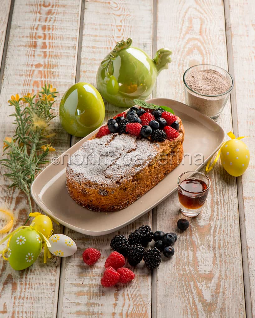 Cake al miglio con sciroppo di agave