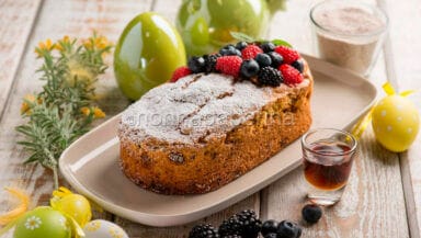 Cake al miglio con sciroppo di agave