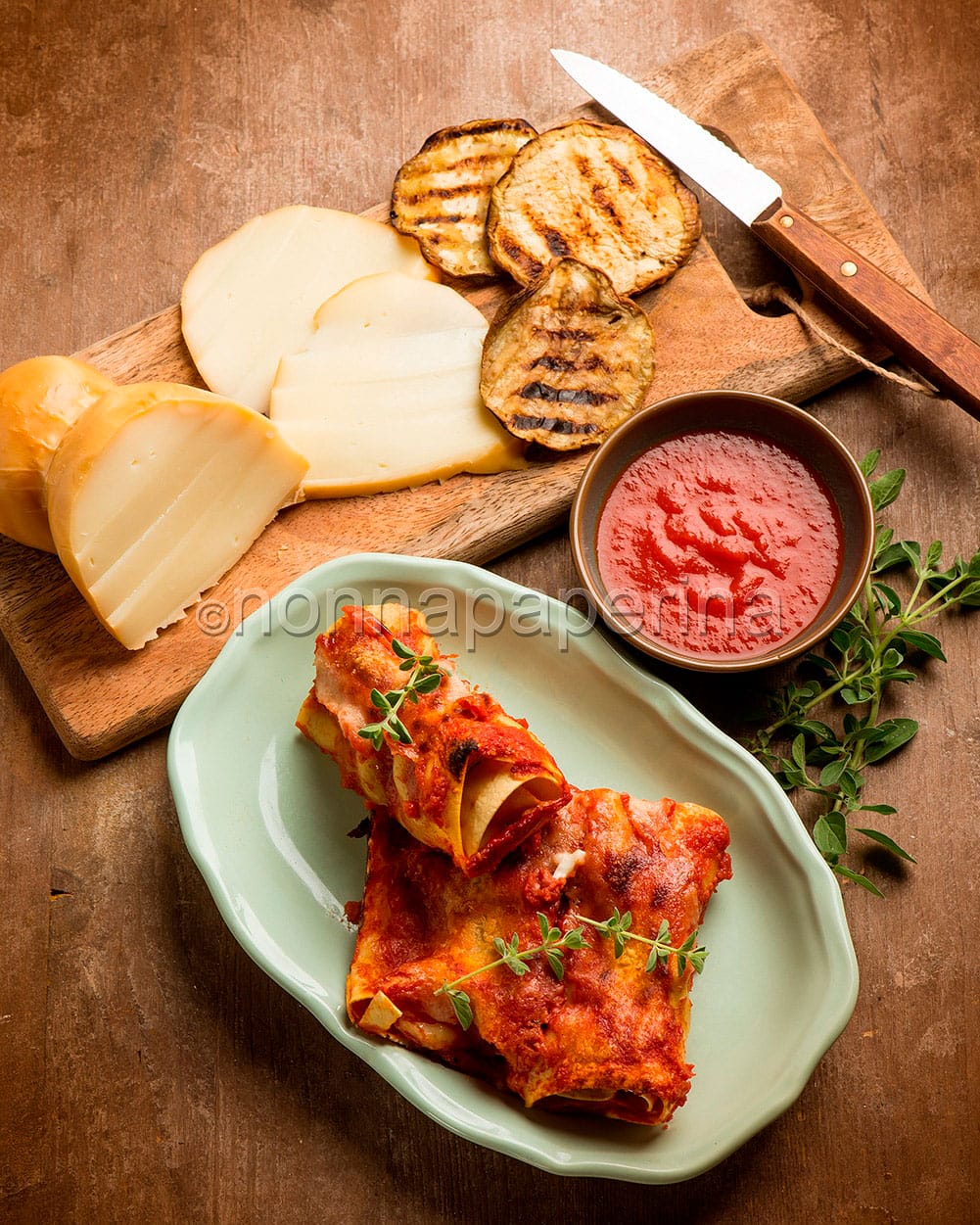 Cannelloni alle melanzane Cannelloni alle melanzane