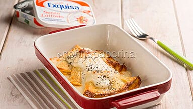 Crespelle al prosciutto cotto e formaggio