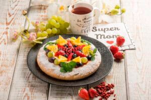 Crostata di sorgo e bacche di goji Crostata di sorgo e bacche di goji