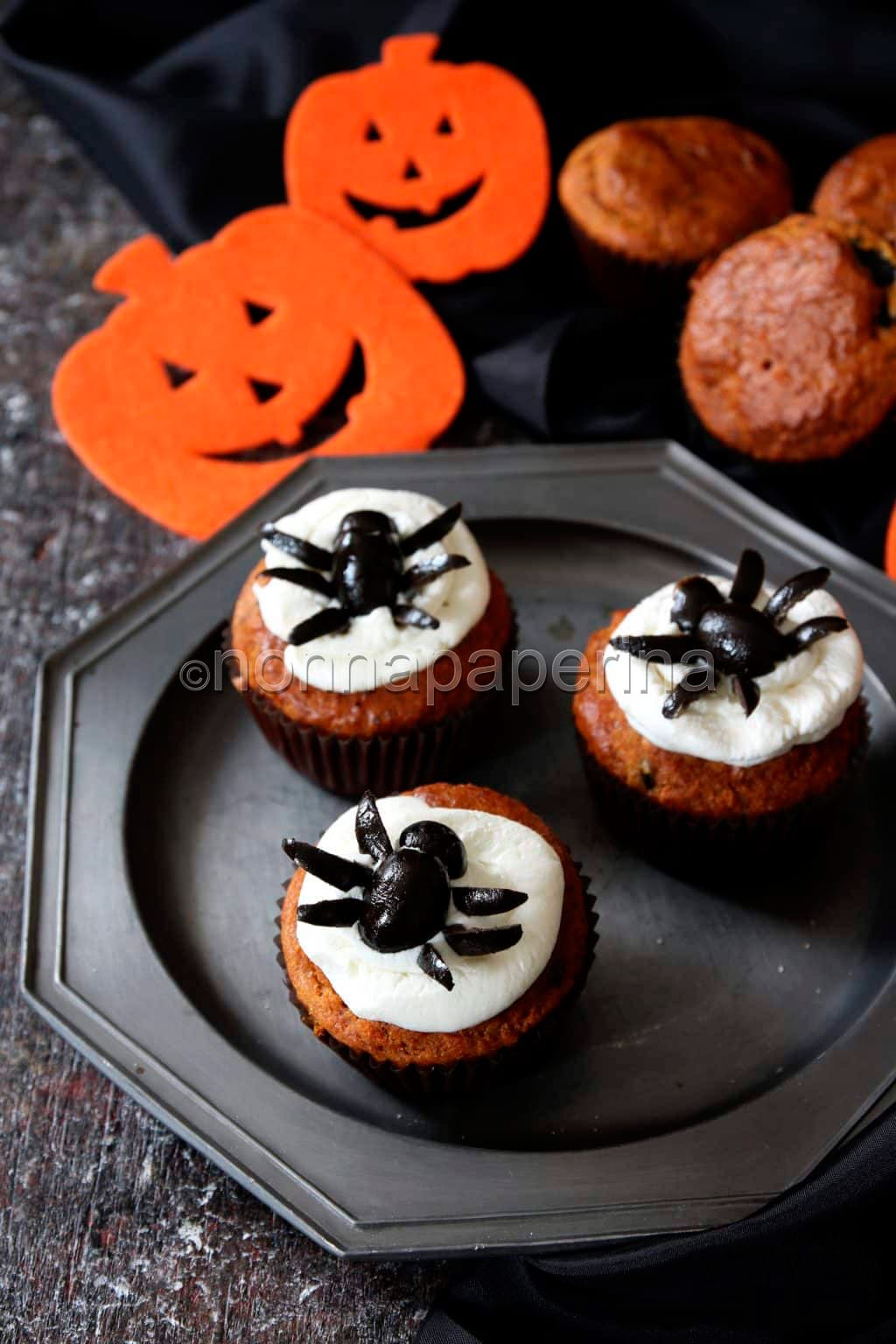 Cupcakes ragni salati