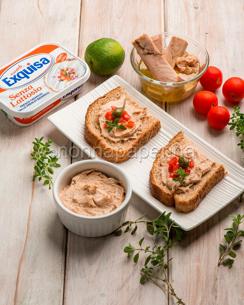 Mousse di tonno con formaggio Exquisa