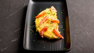 Omelette con gamberi e latte di cocco